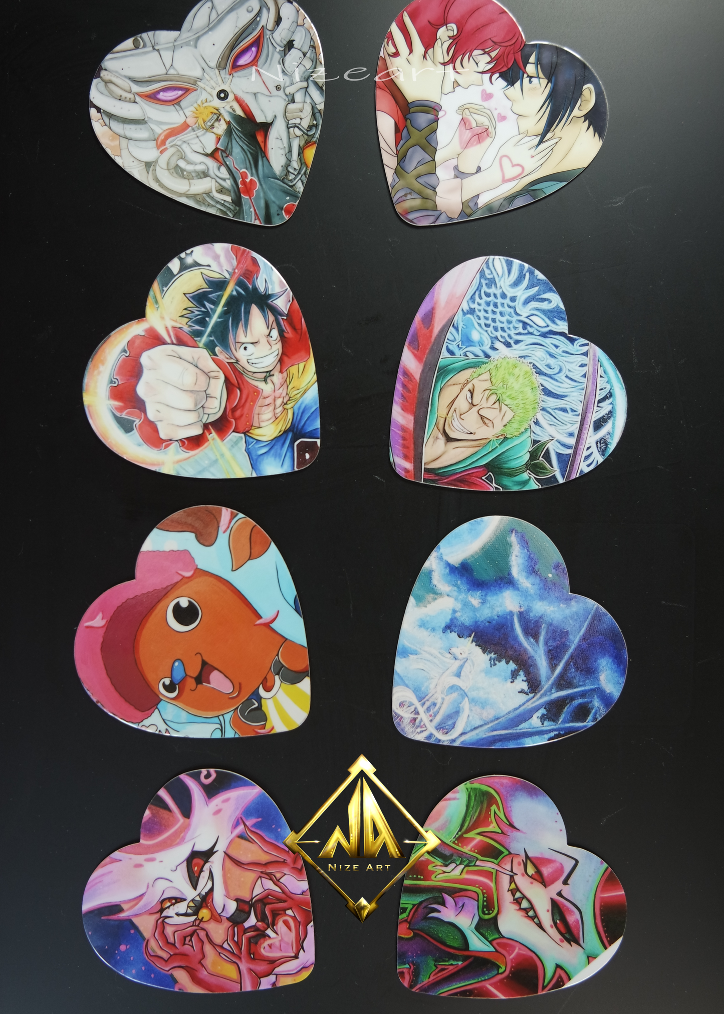 Anime + Hazbins Magnet Herzform