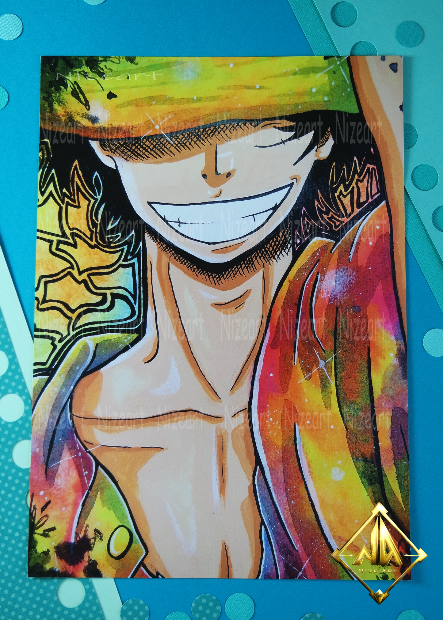 Ruffy Colorfull Poster