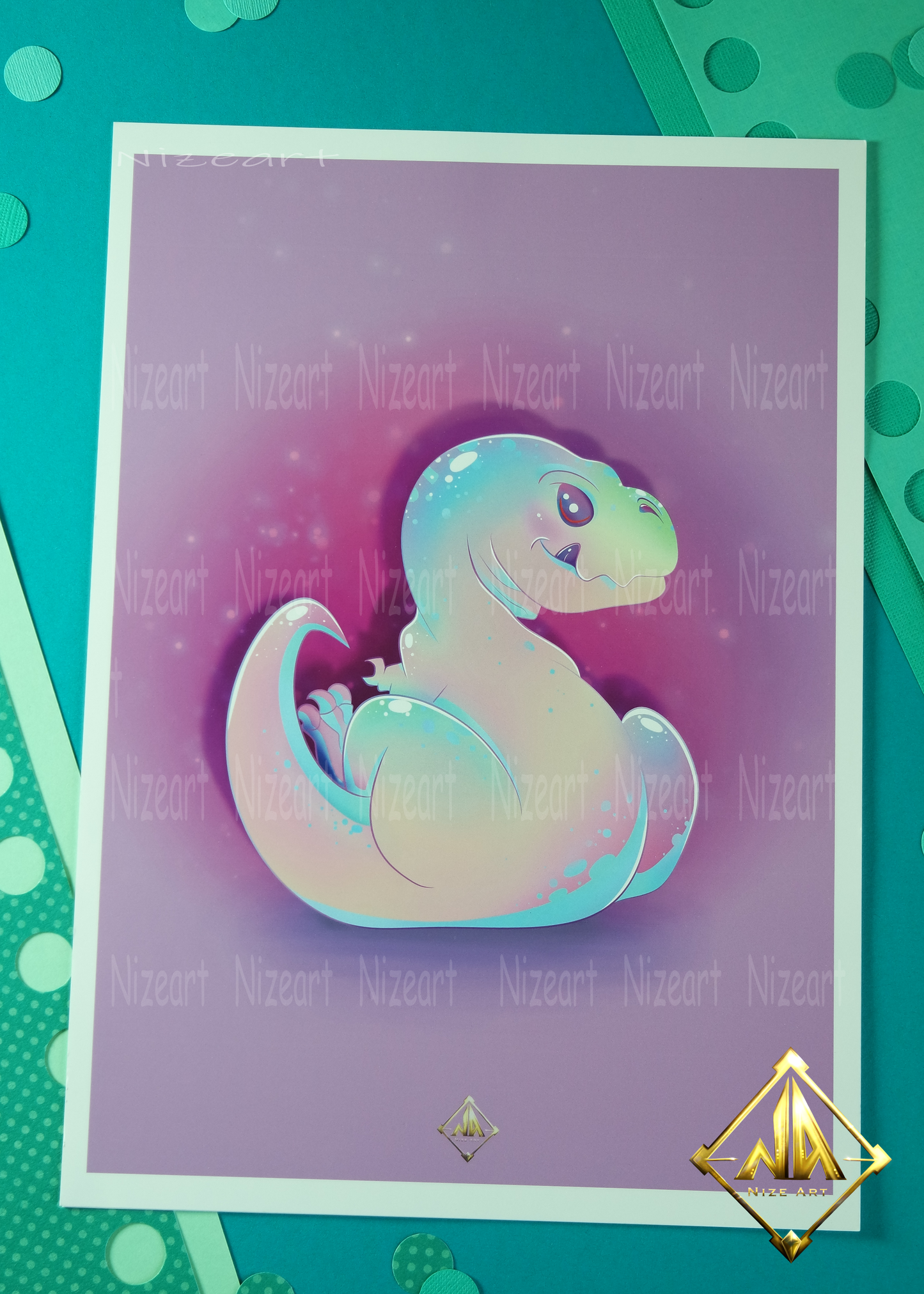 T-Rex Baby Poster m/w