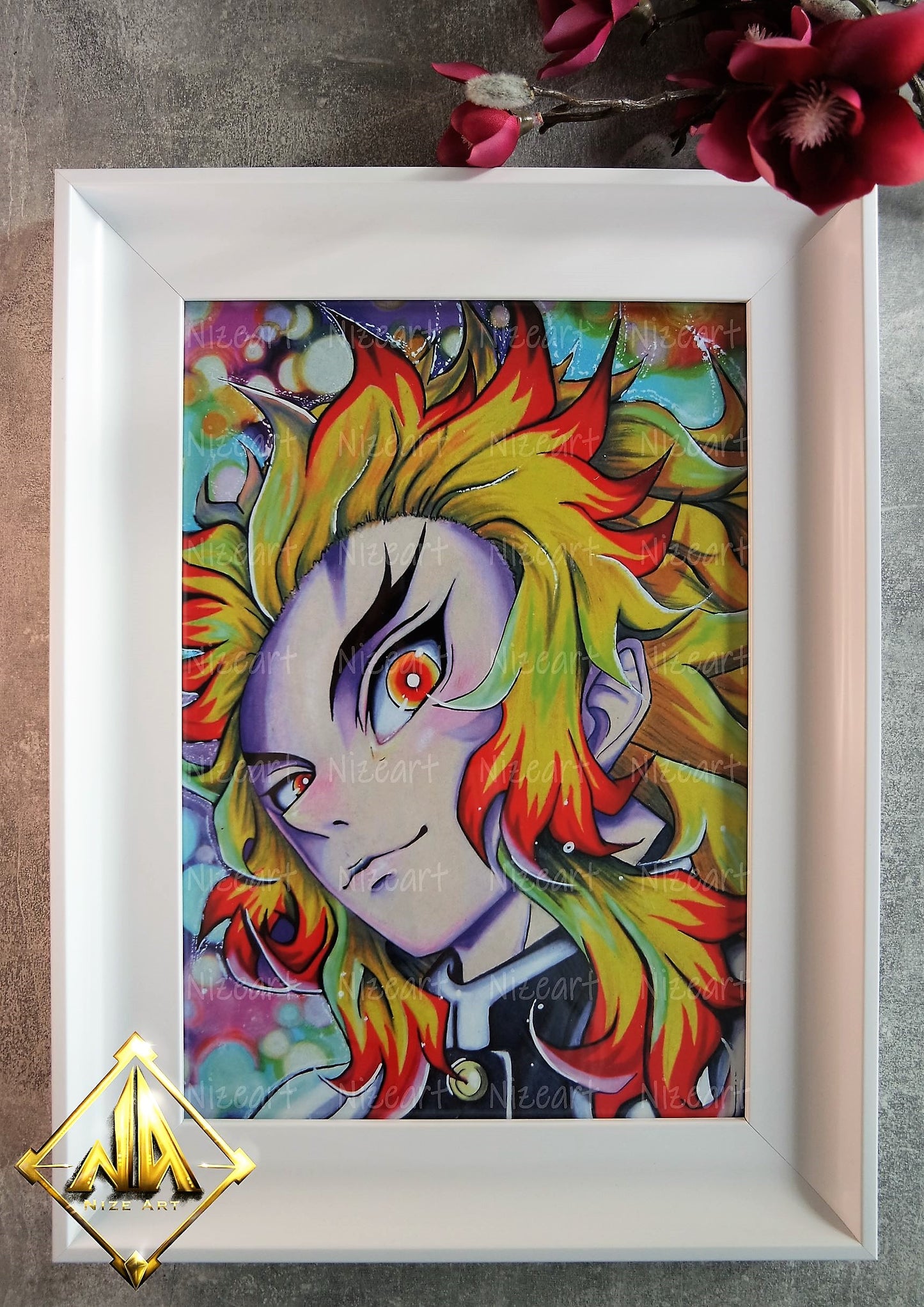 Angel & Fat Nugget Print