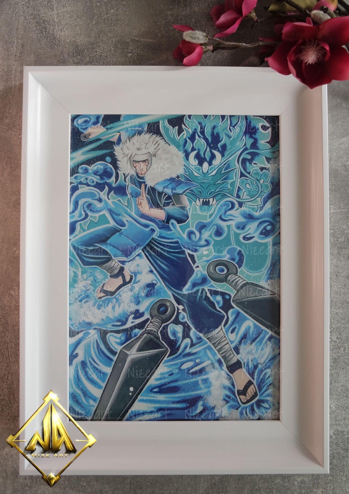 Angel & Fat Nugget Print