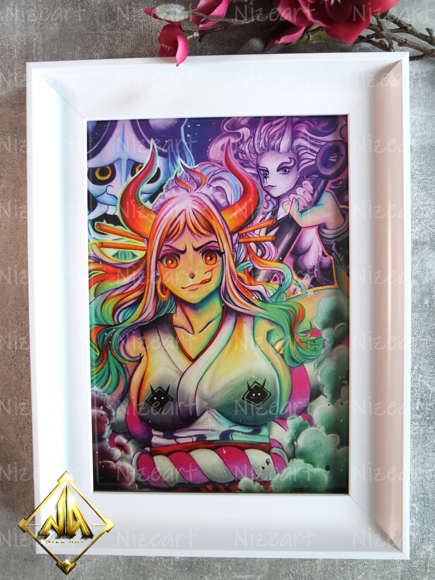 Angel & Fat Nugget Print