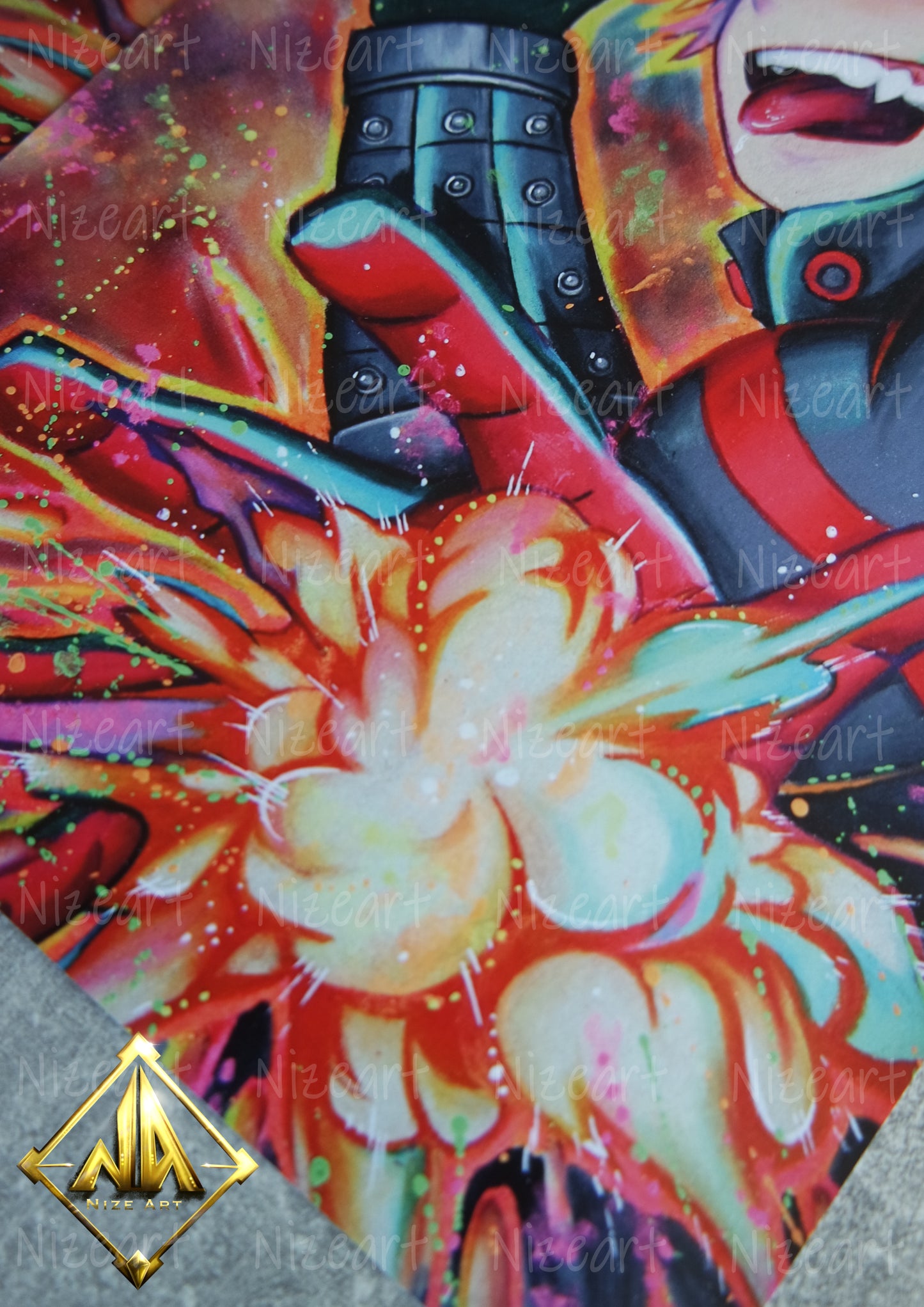 Katsuki Bakugo explo Poster