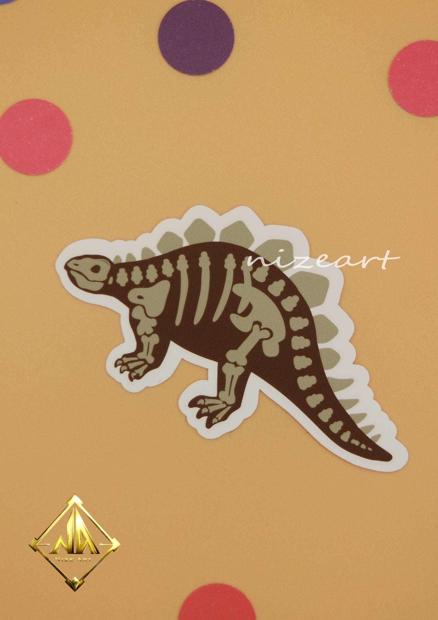 Fossil Dino Sticker Set