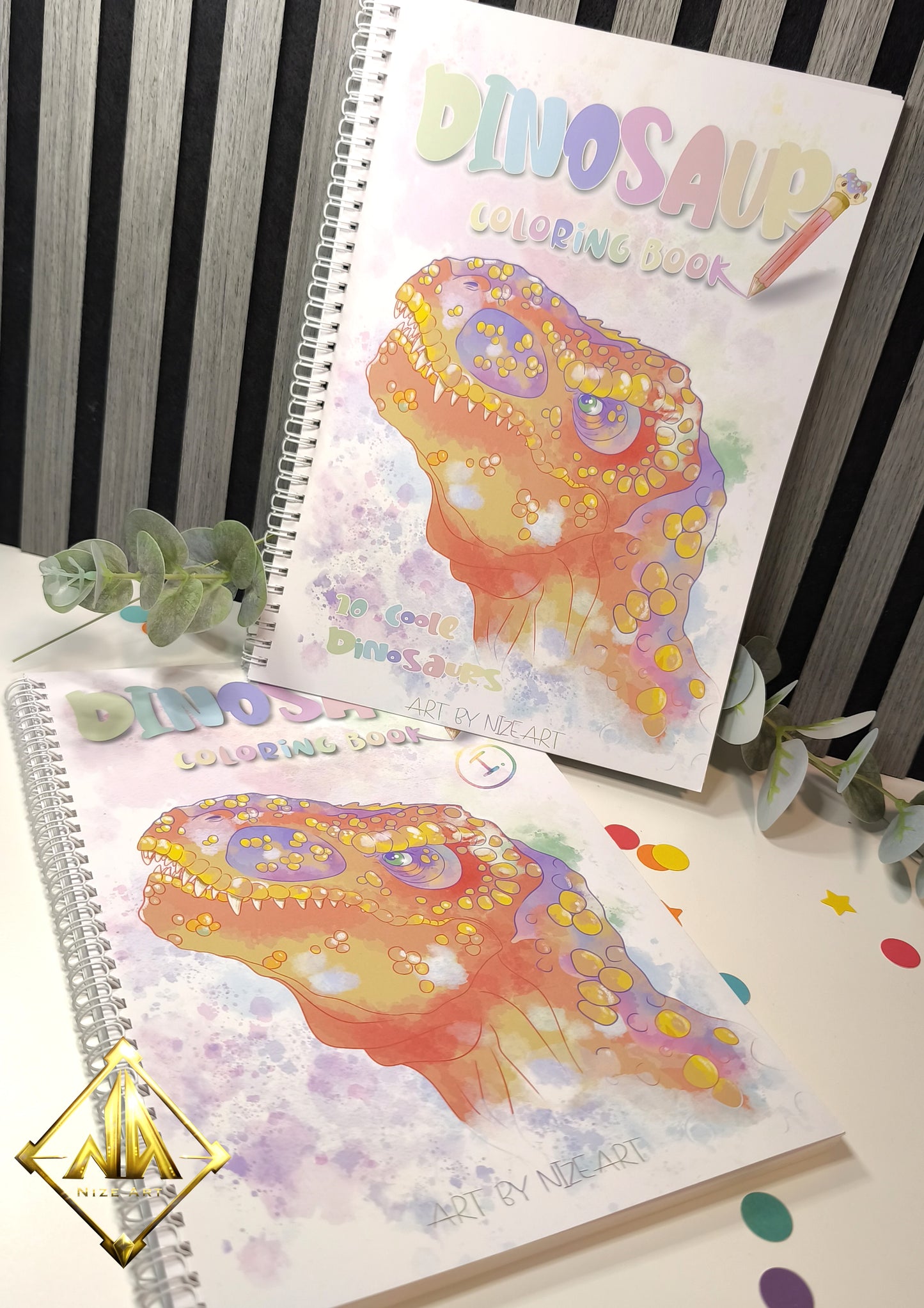 Dinosaurier Ausmalbuch A4