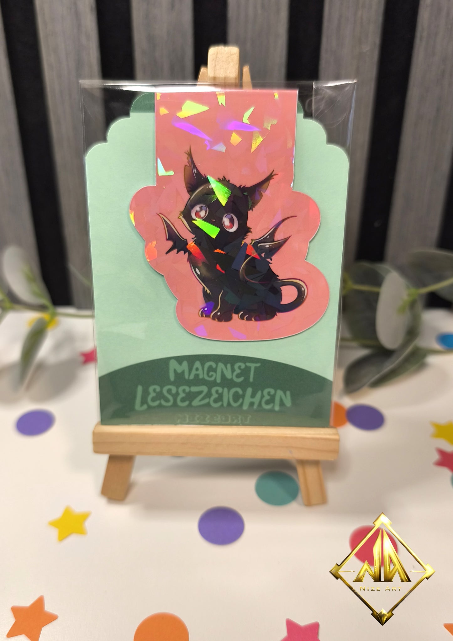 Magnetische Lesezeichen Devil Cat - Kessel