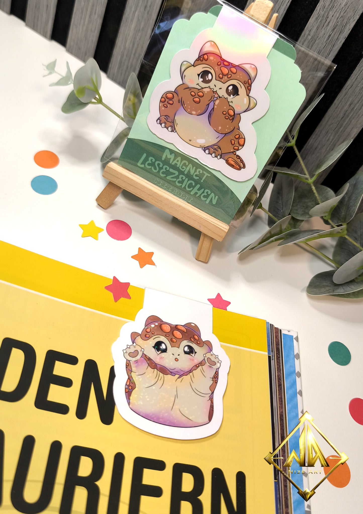 Magnetische Lesezeichen Ankylo Knuddeln