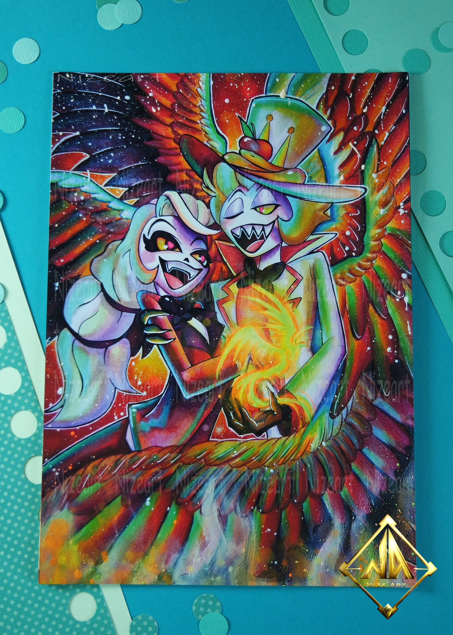 H Charlie & Lucifer Print