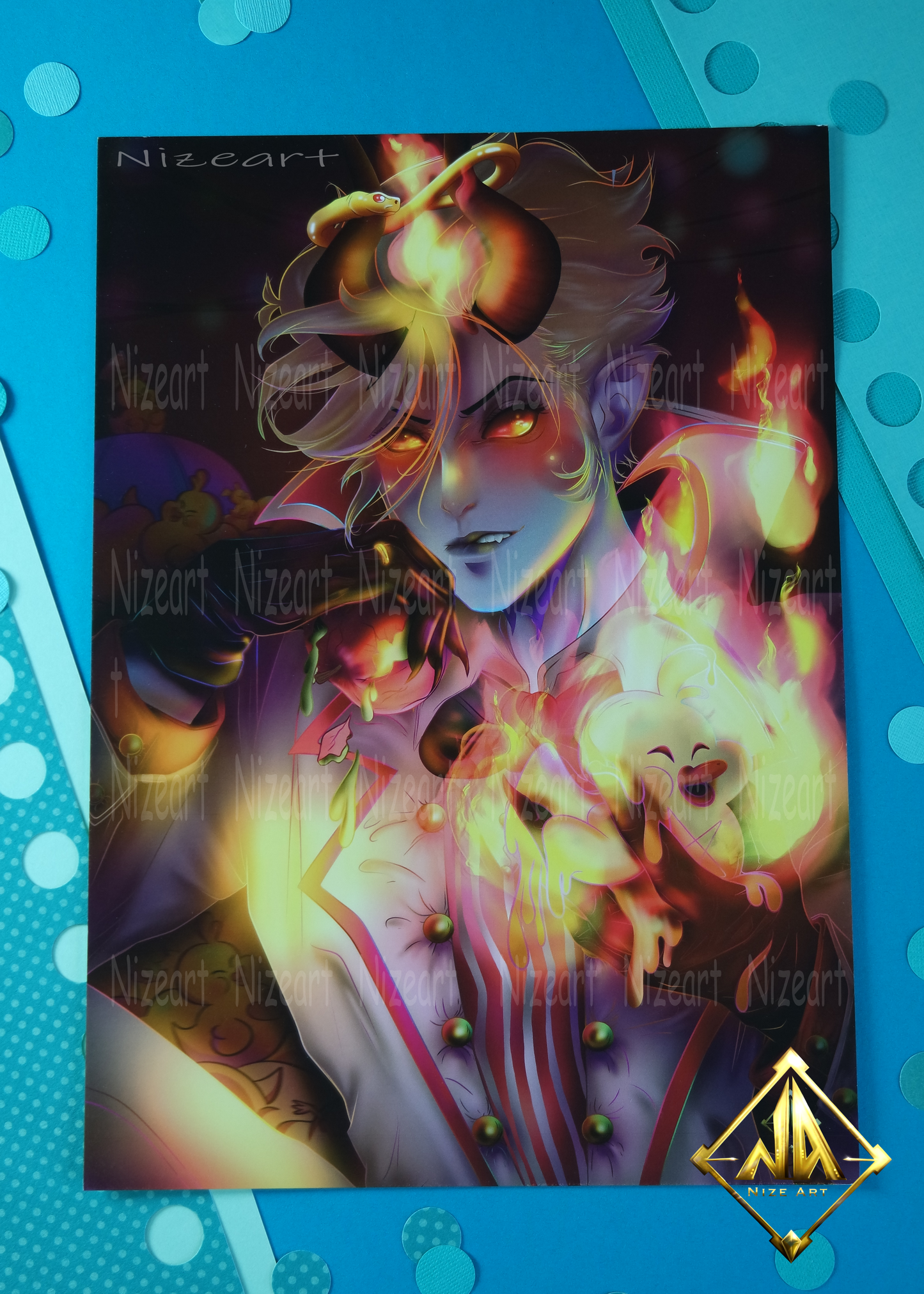 Lucifer Mensch Poster A4