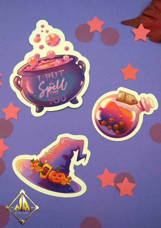 Hexen Sheet und Sticker