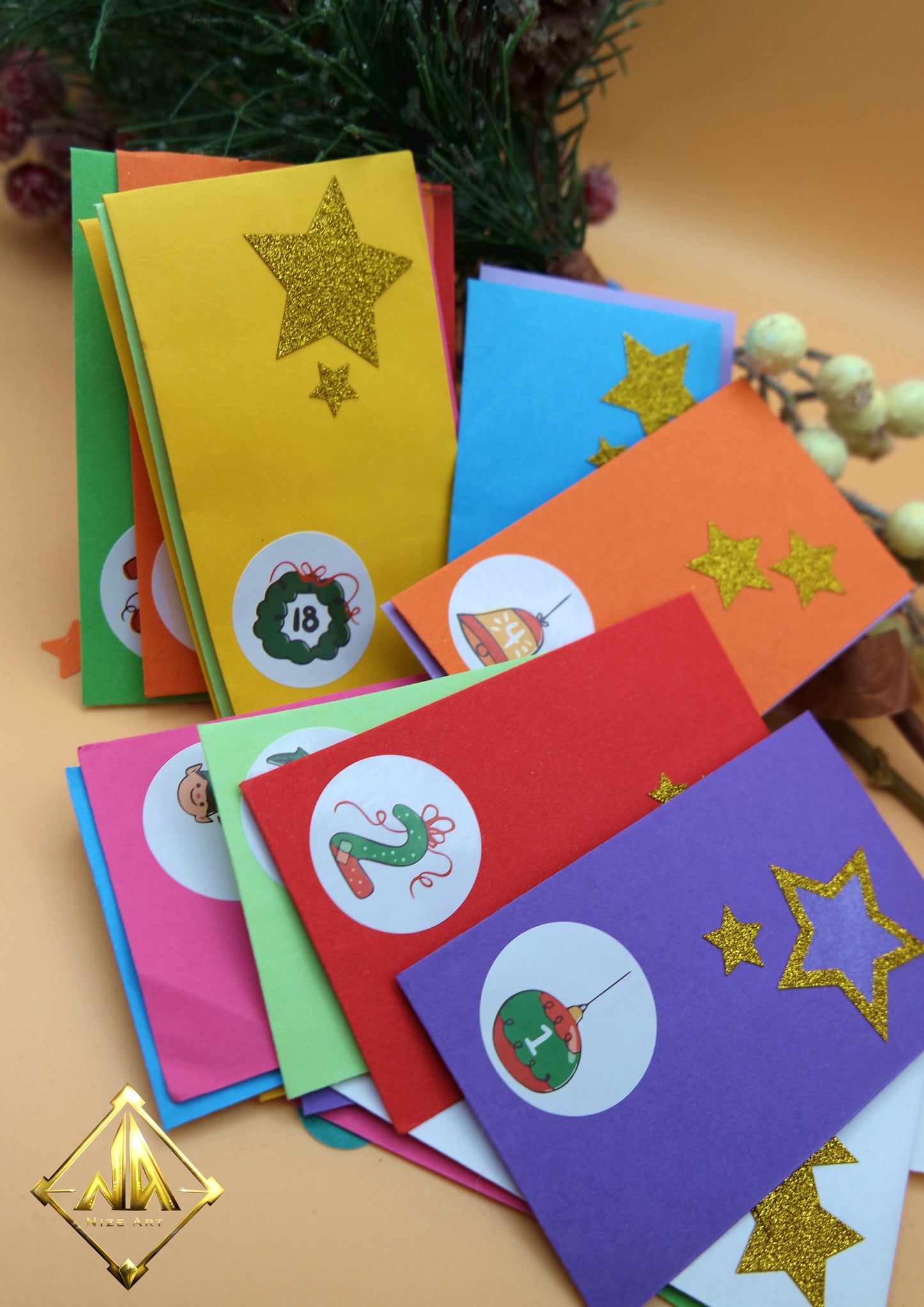 Adventskalender Sticker 2025